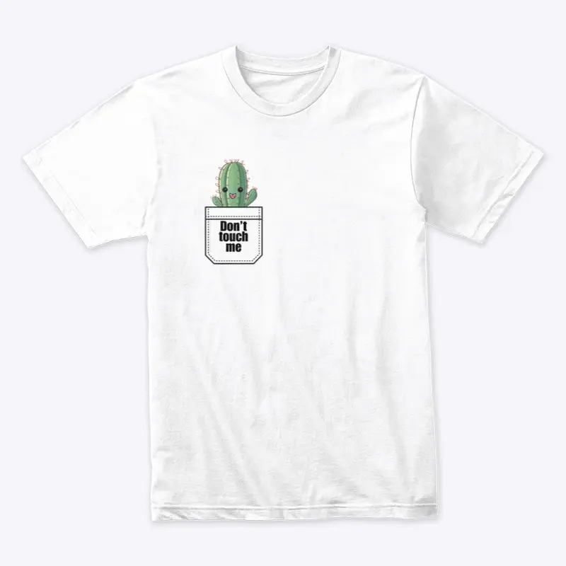 Don’t touch me cute cactus tee